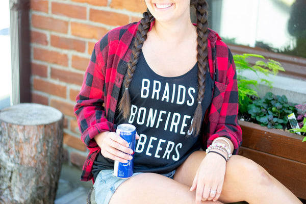 Braids, Bonfires & Beers Tank